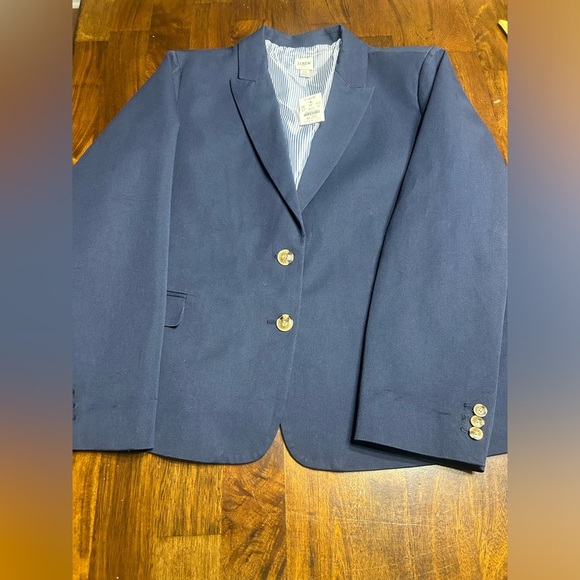 J Crew Women’s Plus Size 22 Navy Blazer NWT Professional Work - Picture 1 of 8